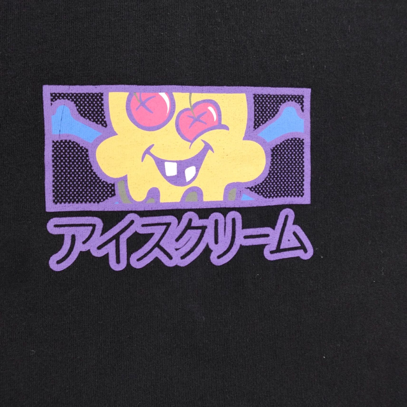 Vintage ICECREAM Shirt Men Small Black Japanese Anime Graphic BBC Skater Short Sleeve Graphic Print Crew Neck Cotton T-Shirt Mens Size US S / EU 44-46 / 1 - 2 Thumbnail