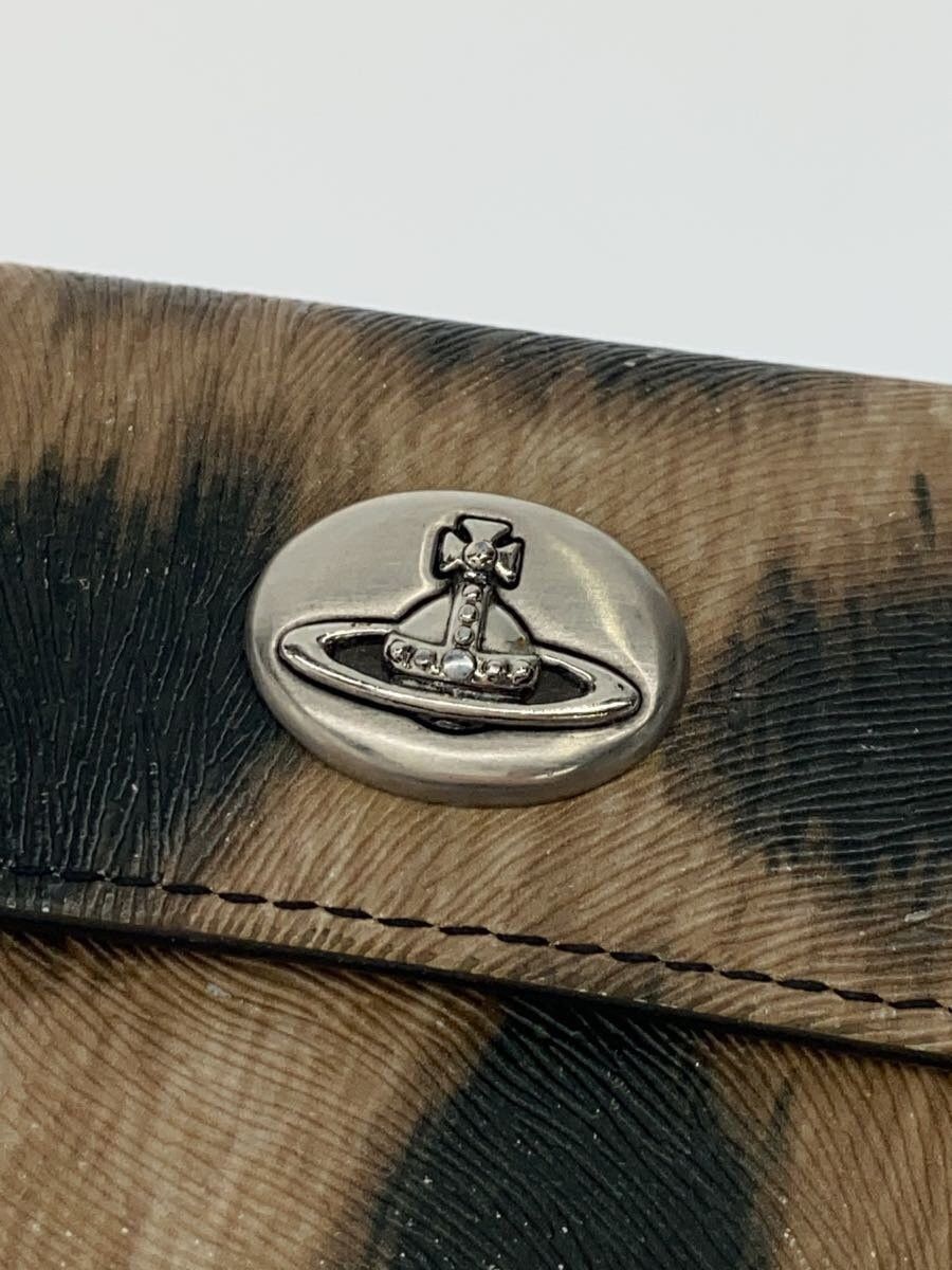 Vivienne Westwood Leopard Print Orb Badge Leather Wallet Size ONE SIZE - 3 Thumbnail
