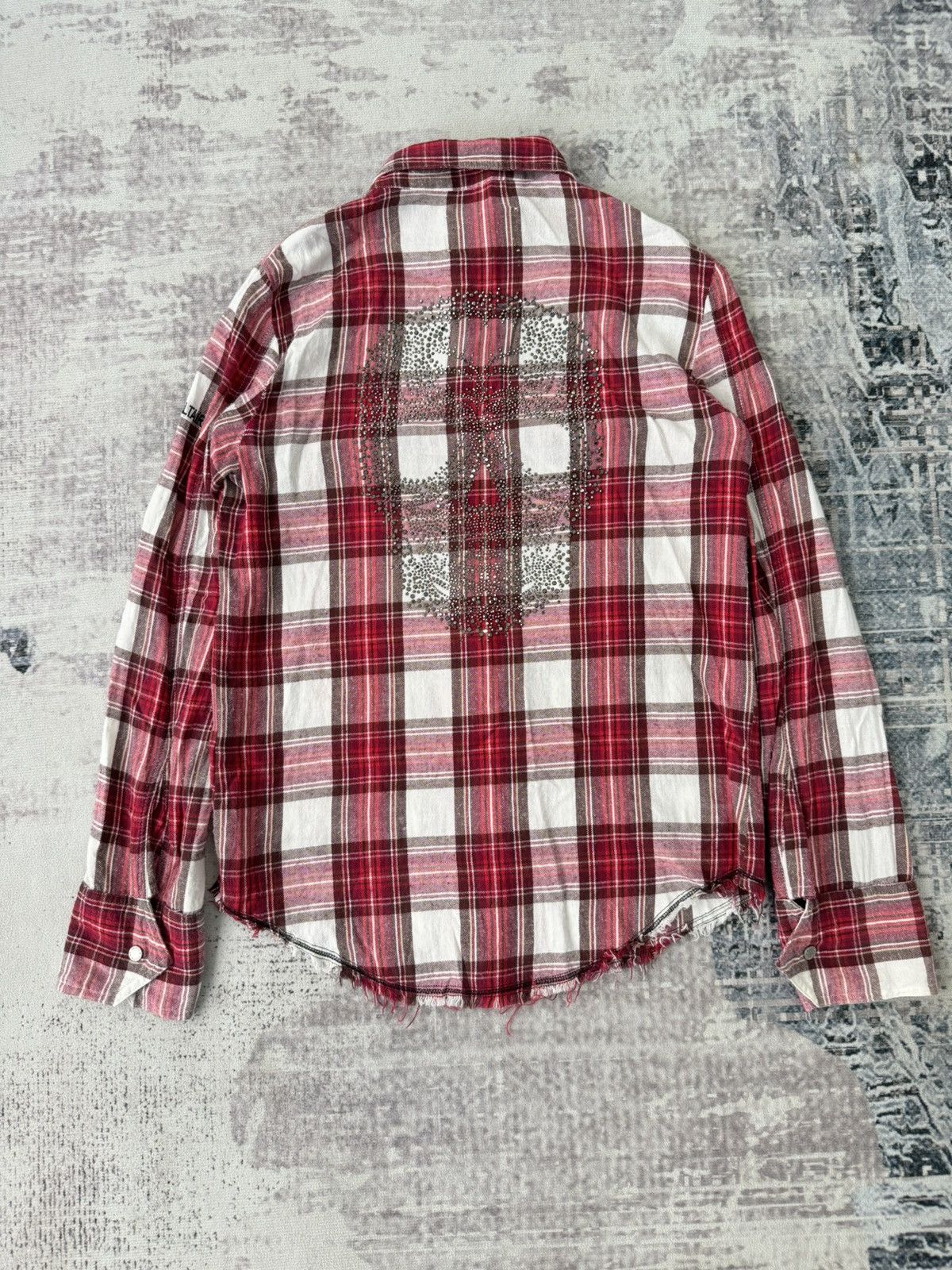 Japanese Brand Vintage Zadig & Voltaire Skulls Studded Shirt Size US M / EU 48-50 / 2 - 1 Thumbnail