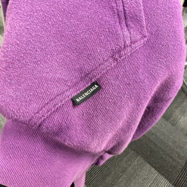 Balenciaga Balenciaga Purple Sweatshirt Size US XS / EU 42 / 0 - 2 Thumbnail