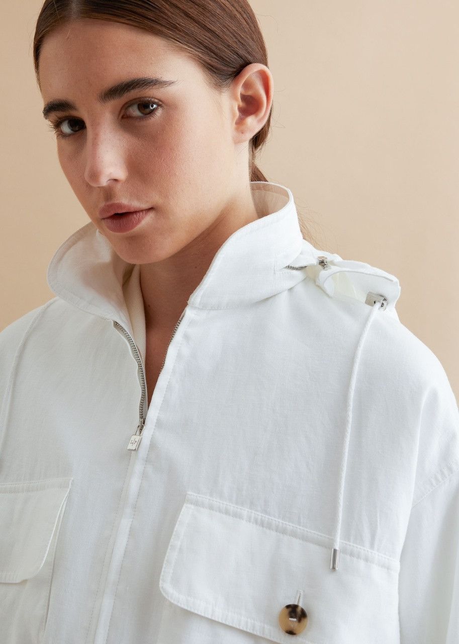 Loro Piana o1srvl11e0424 Jacket in White Size XL / US 12-14 / IT 48-50 - 4 Thumbnail