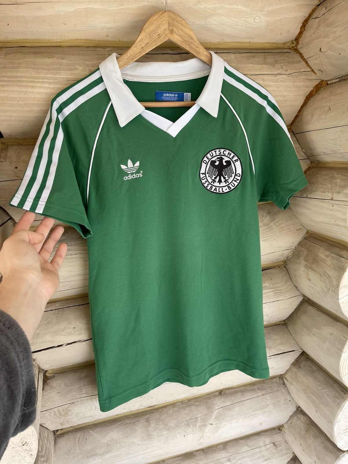 Adidas GERMANY RETRO FOOTBALL SHIRT SOCCER JERSEY ADIDAS #5 Size US S / EU 44-46 / 1 - 3 Thumbnail