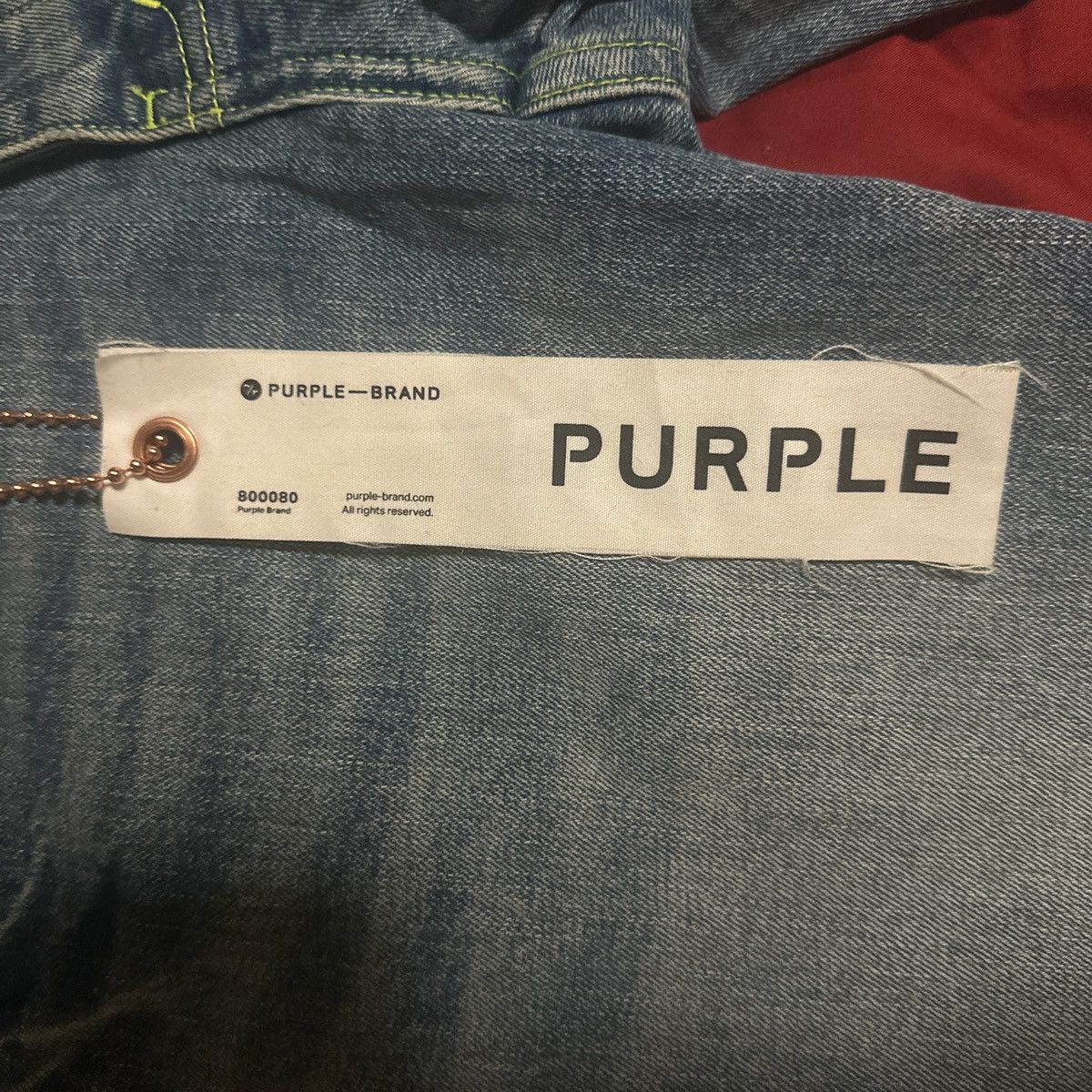 Purple Brand VINTAGE LIGHT NEON POP Indigo SKINNY Size US 30 / EU 46 - 4 Thumbnail