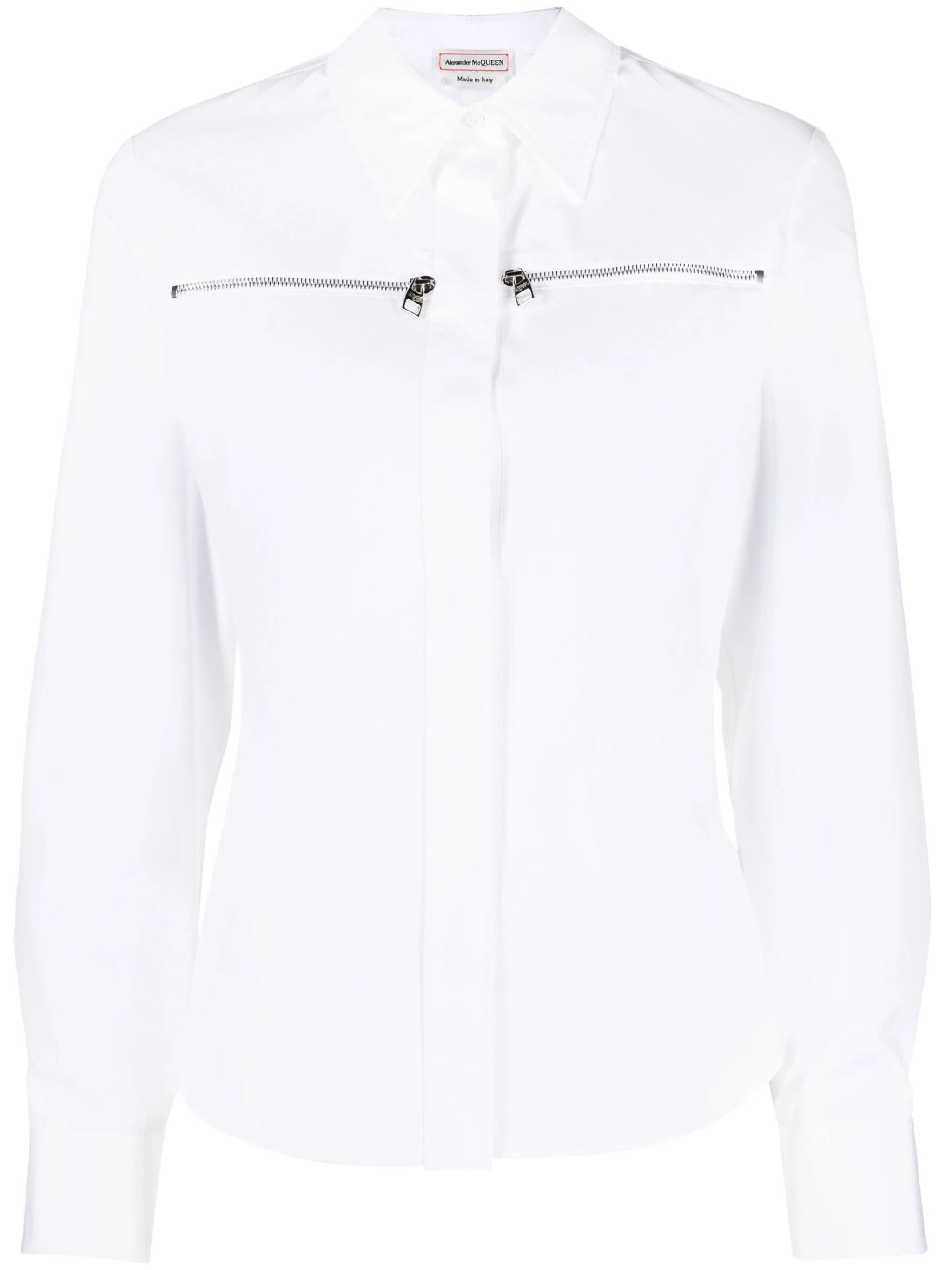 Alexander McQueen o1y0325 Shirt in White Size XS / US 0-2 / IT 36-38 - 1 Thumbnail
