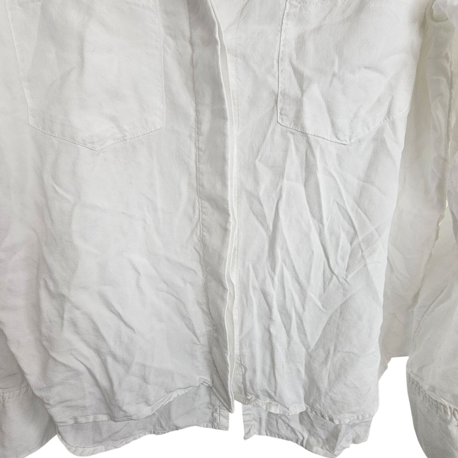 Bella Dahl Bella Dahl Womens Split Back Button Top L Minimalist Casual Size L / US 10 / IT 46 - 3 Thumbnail