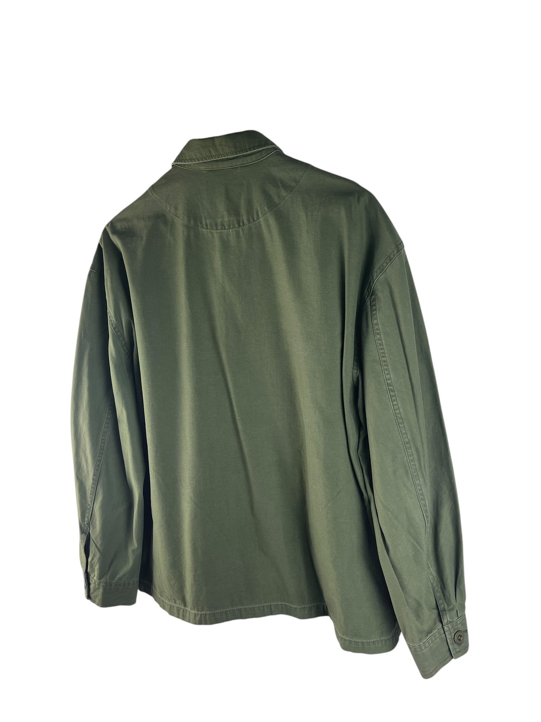 Japanese Brand BAYFLOW Military Utility Shirt Jacket Olive Green Soak In Size US L / EU 52-54 / 3 - 8 Thumbnail