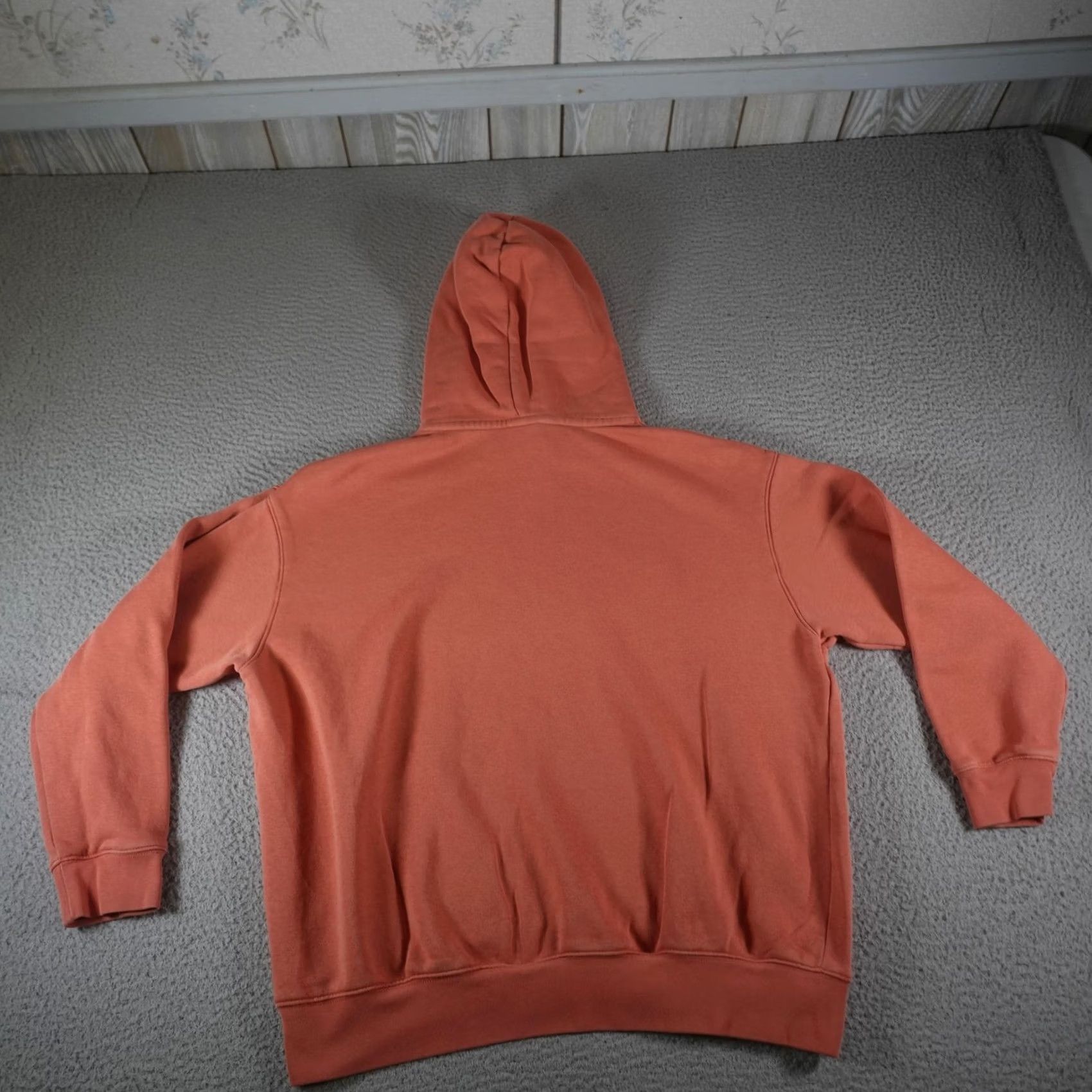 Nike Nike Hoodie Womens M Orange Center Swoosh Logo Pullover Fleece Embroidered Size M / US 6-8 / IT 42-44 - 3 Thumbnail