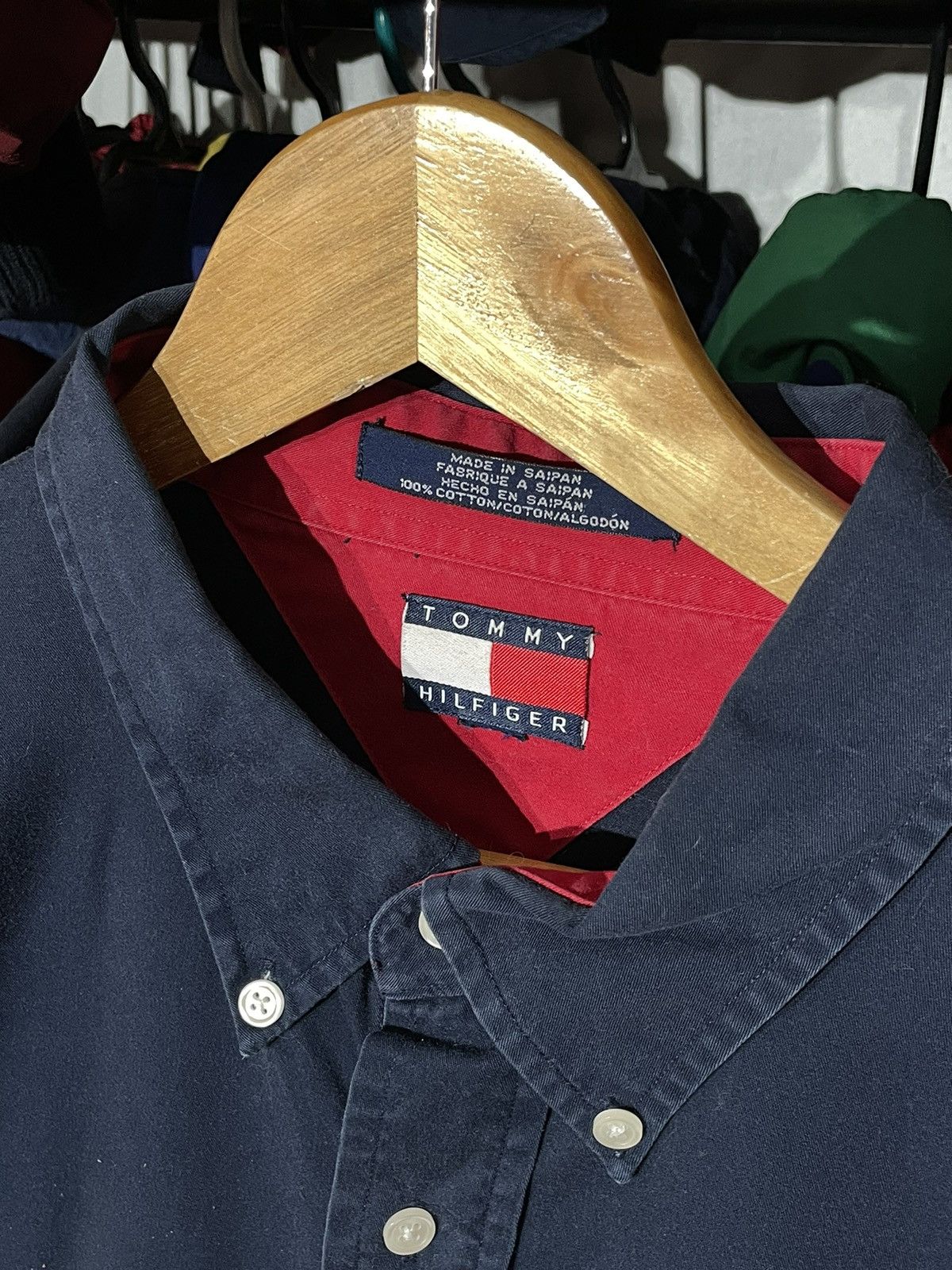 Tommy Hilfiger × Vintage Polo T-shirt Tommy Hilfiger Big Flag 90’s Vintage Size US XL / EU 56 / 4 - 13 Thumbnail