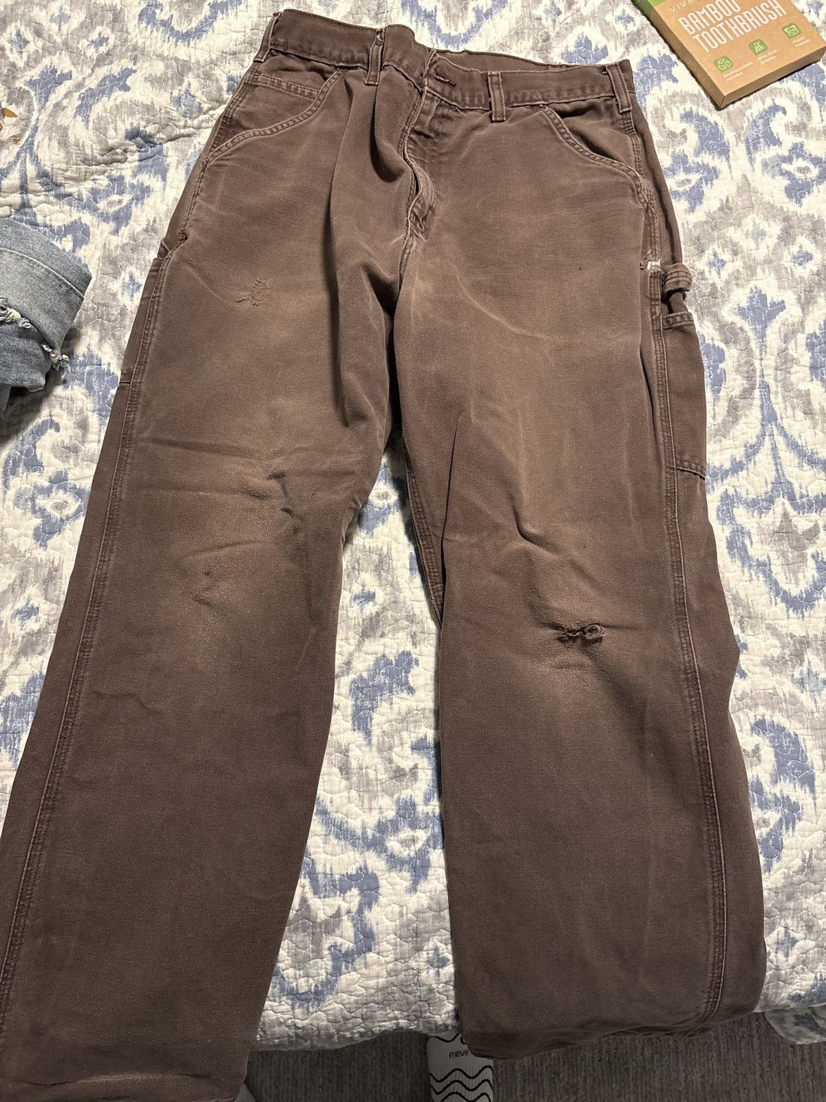 Carhartt Cathartic Work Jeans Brown Size US 34 / EU 50 - 7 Thumbnail