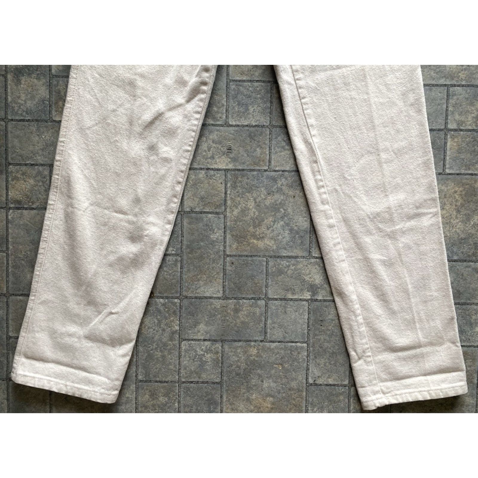 Vintage VINTAGE Thoroughbred Jeans Pants Women 9 White/Cream USA 90s Cowboy Southwestern Regular Size Jeans Womens Size 30" / US 8 / IT 44 - 2 Thumbnail