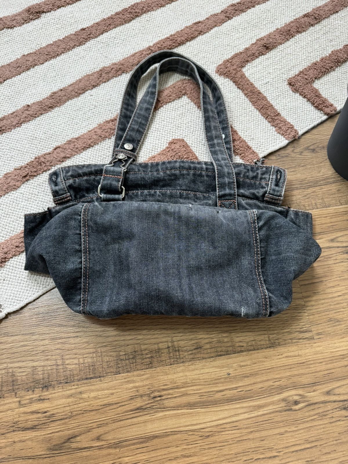 Levi's VINTAGE LEVI’S WASHED GREY DENIM BAG Size ONE SIZE - 7 Thumbnail