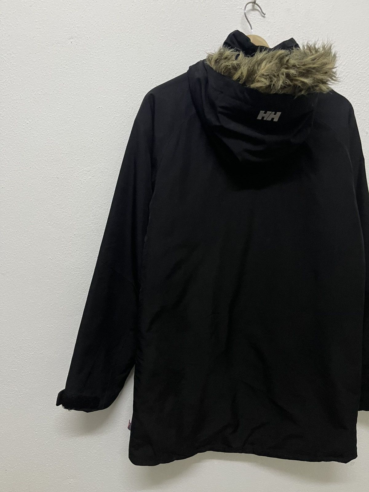 Helly Hansen 2000s HELLY HANSEN REINE PARKA FUR HOODIE Size US S / EU 44-46 / 1 - 10 Thumbnail