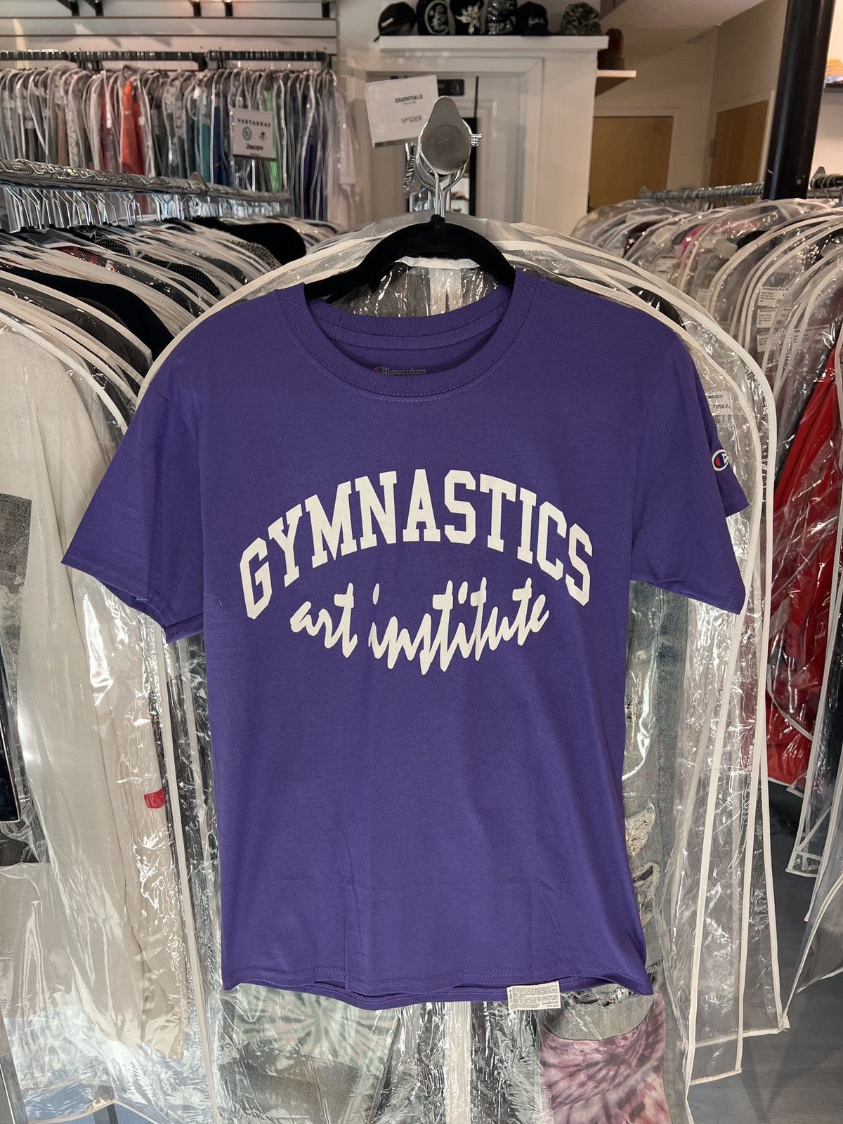 Champion × Off-White Off White Purple Gymnastics Shirt Small Size US S / EU 44-46 / 1 - 1 Thumbnail