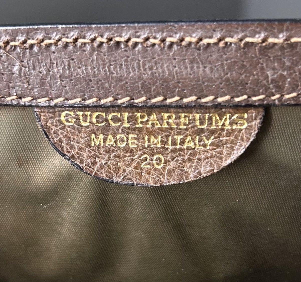 Gucci Vintage Gucci Parfums GG Supreme Sherry Line Clutch Bag Size ONE SIZE - 6 Thumbnail