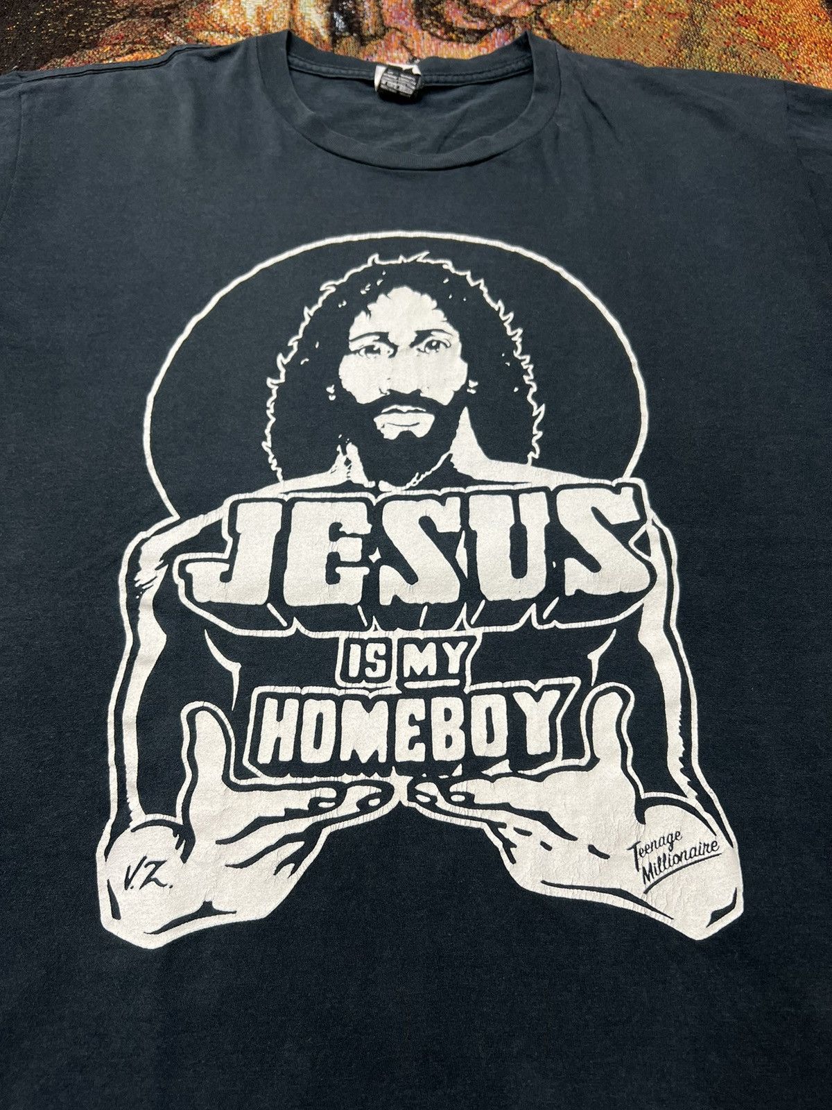 Vintage Y2K Teenage Millionaire Jesus Is My Homeboy Tee Size US L / EU 52-54 / 3 - 1 Thumbnail