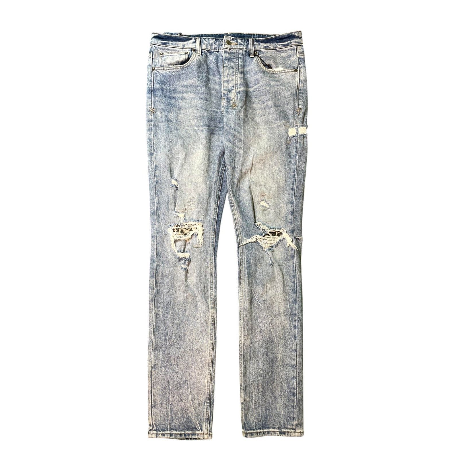 Ksubi Ksubi Ripped Light Wash Jeans Size US 29 - 1 Thumbnail
