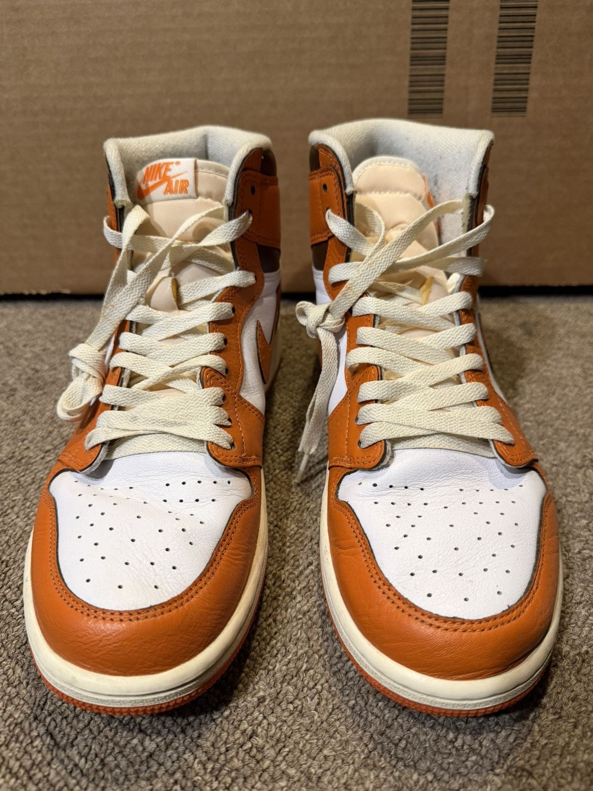 Nike Jordan 1 Retro High (Starfish) Size US 10 / EU 43 - 1 Thumbnail