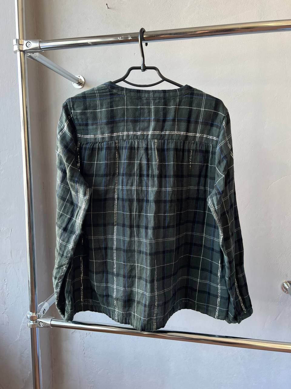 Sezane SEZANE WOMAN CLASSIC COTTON PLAID BUTTON SHIRT BLOUSE SZ 40 Size S / US 4 / IT 40 - 7 Thumbnail