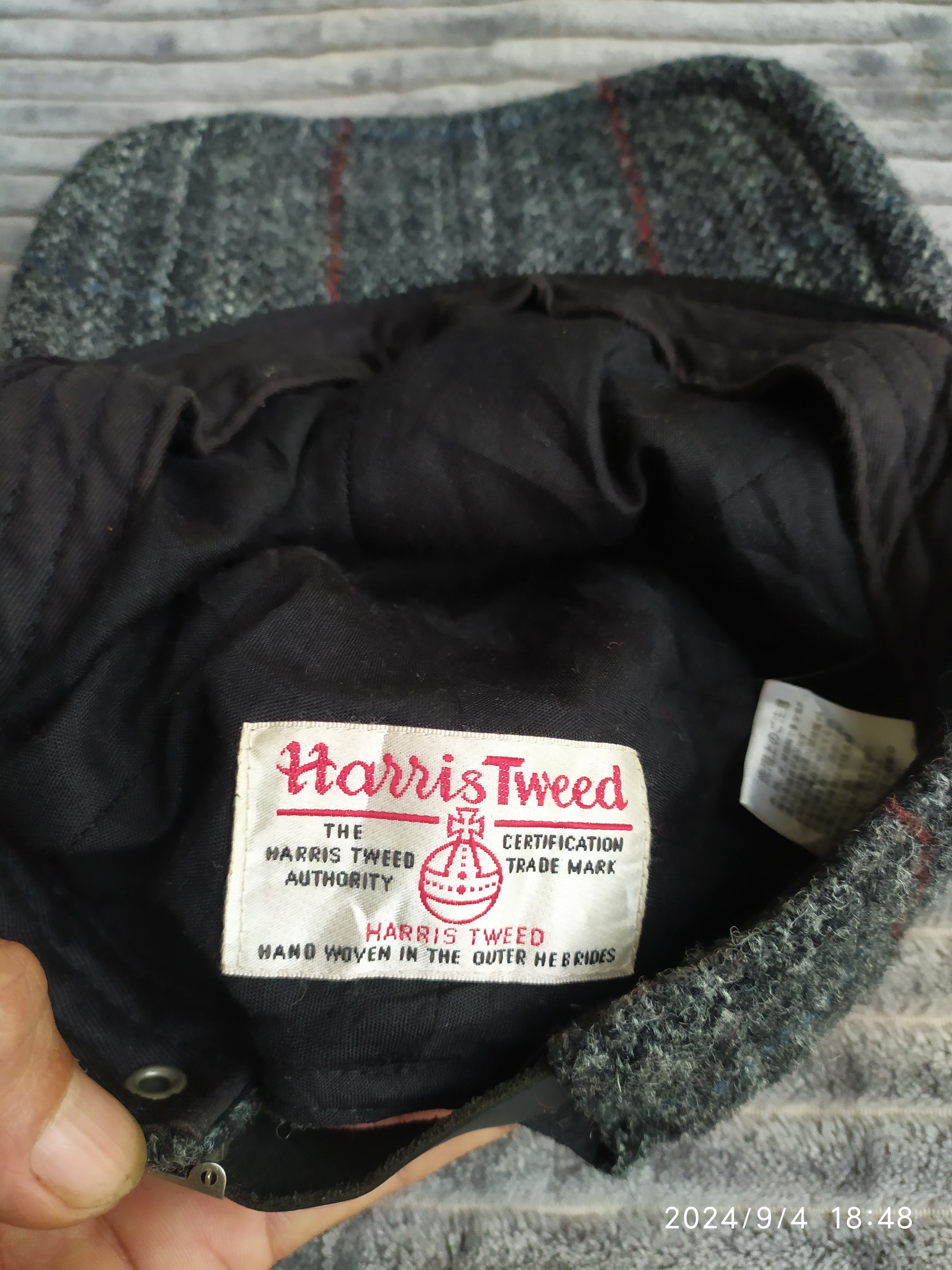 Harris Tweed × Vintage Vintage Harris Tweed cap hat Glove Size ONE SIZE - 8 Thumbnail