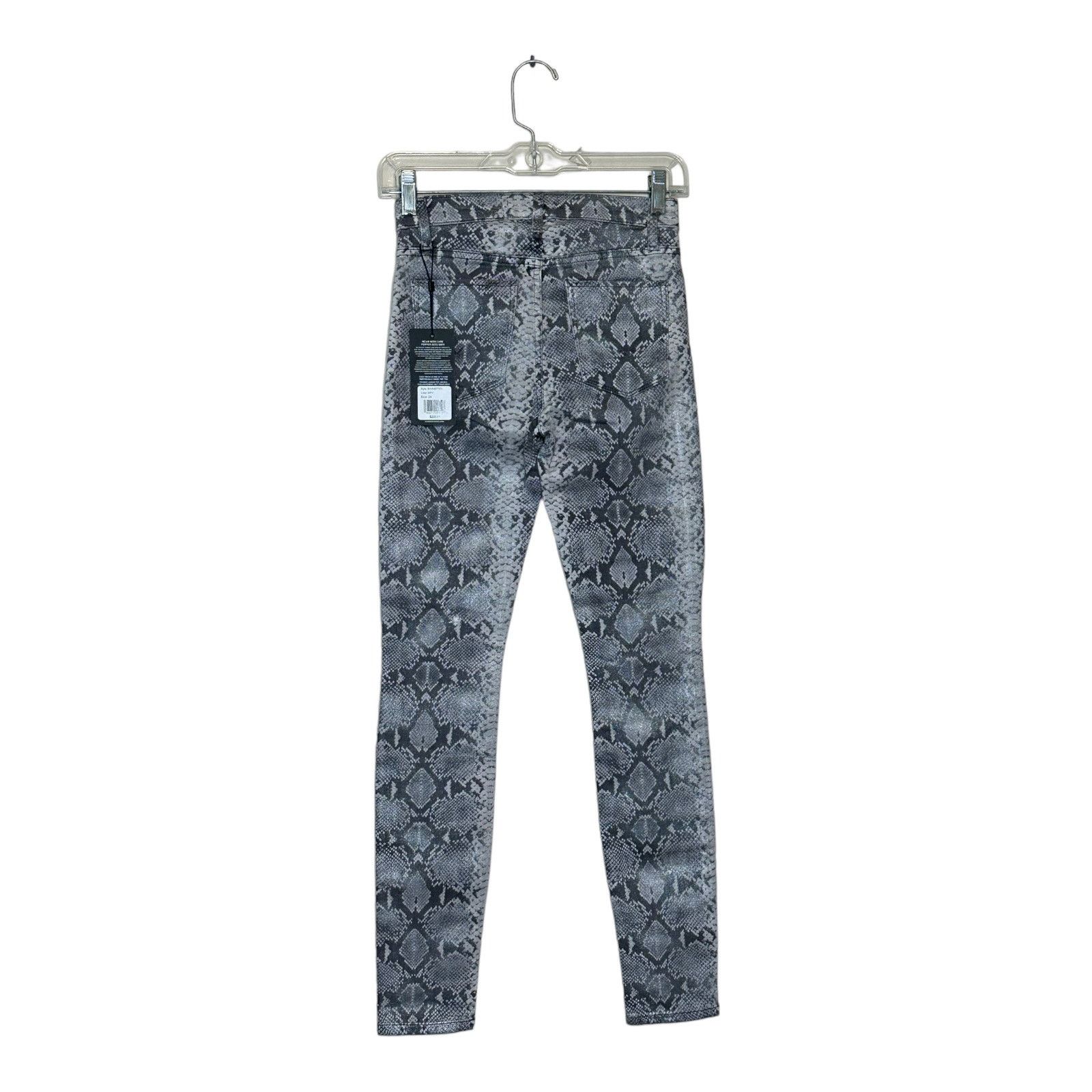 Hudson Hudson shimmery python skinny stretch jeans size 24 - 0 Size 25" / US 0 / IT 36 - 2 Thumbnail