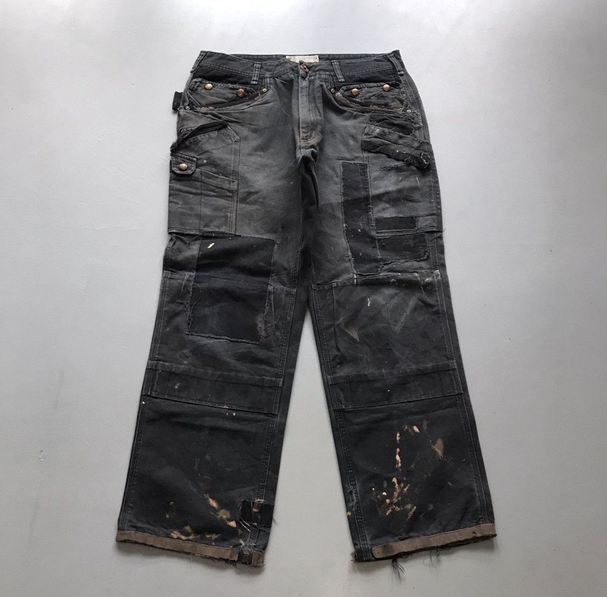 Carhartt Vintage carhartt cargo double knee denim Size US 34 / EU 50 - 1 Thumbnail