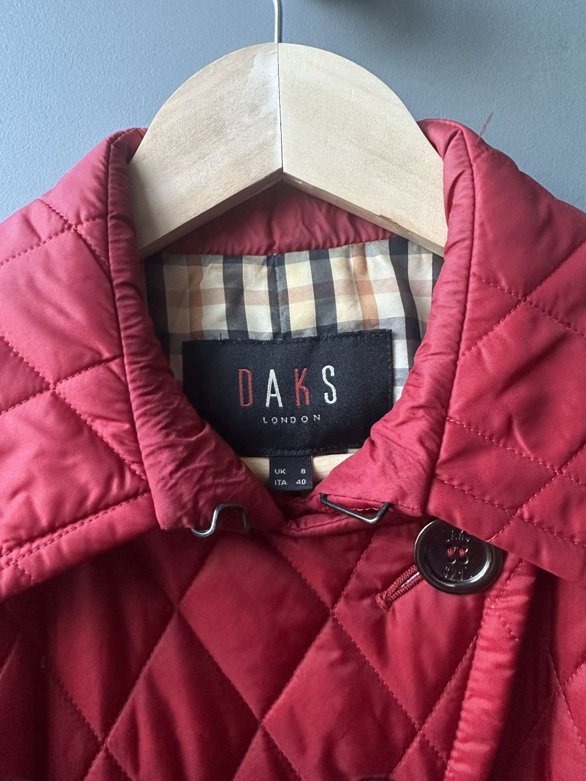 DAKS Daks London Quilted Trench Jacket Size 40 IT Size S / US 4 / IT 40 - 3 Thumbnail