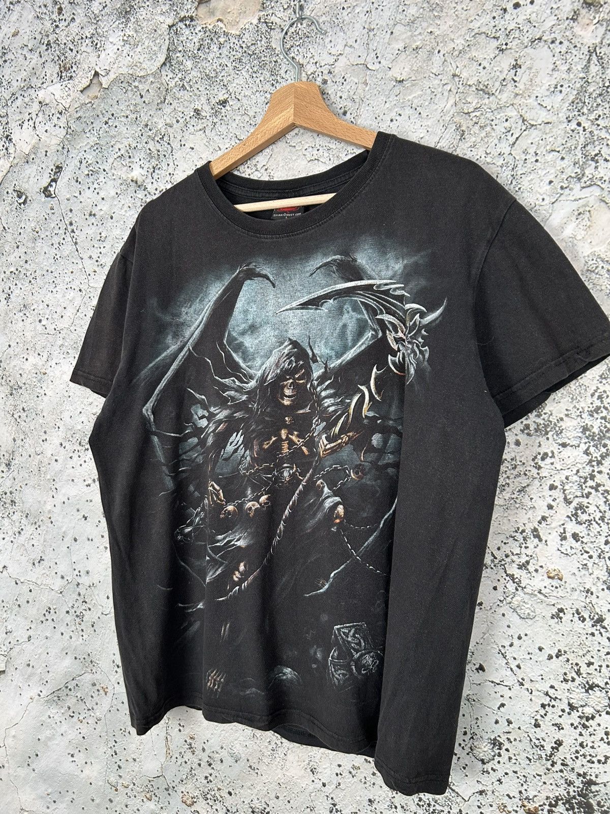 Band Tees Vintage Spiral Horror Ripper Graphic Tee Affliction 90s Size US L / EU 52-54 / 3 - 2 Thumbnail