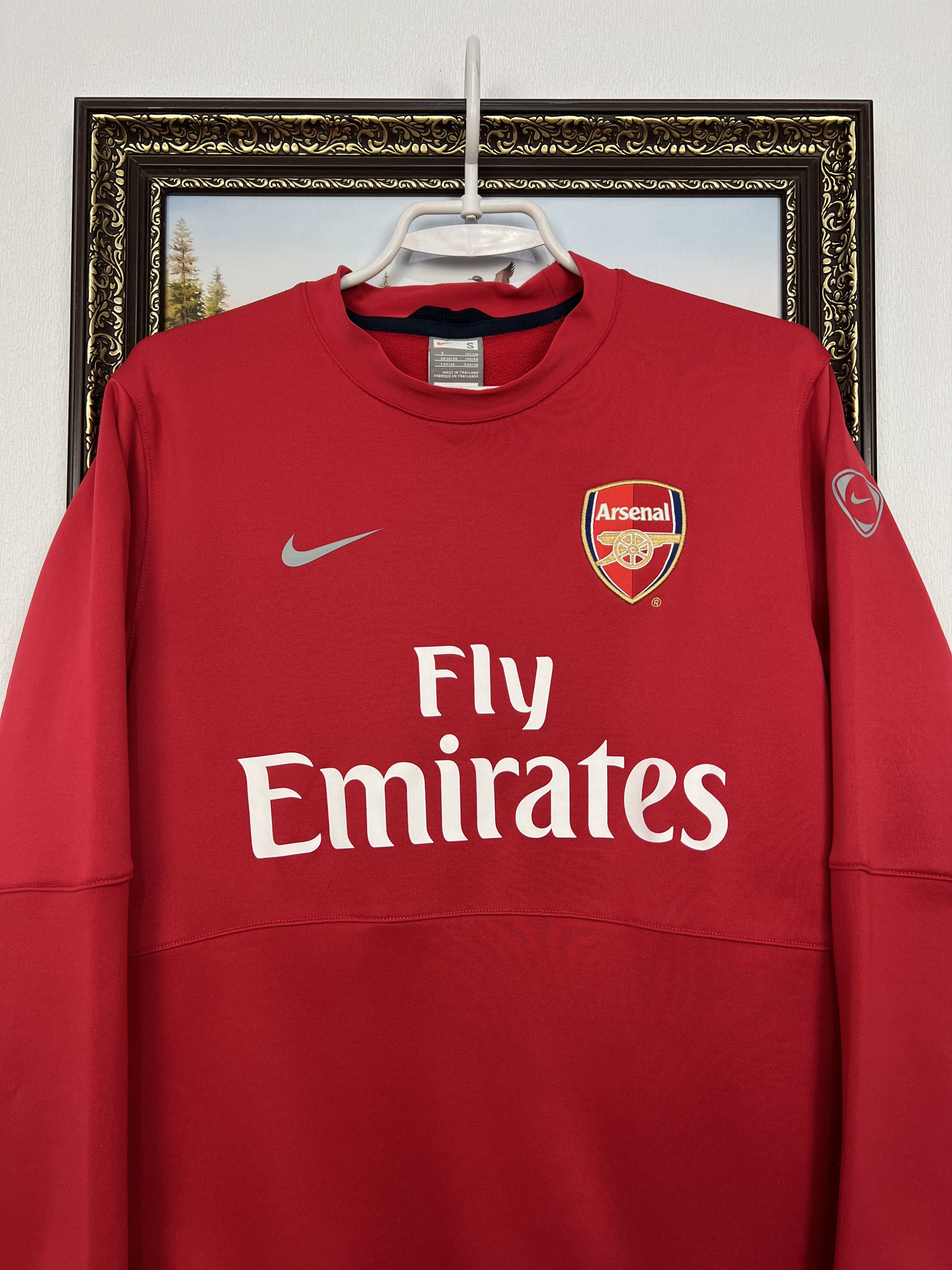 Nike Vintage Nike Arsenal Football Train Sweatshirt Soccer Red Size US S / EU 44-46 / 1 - 2 Thumbnail