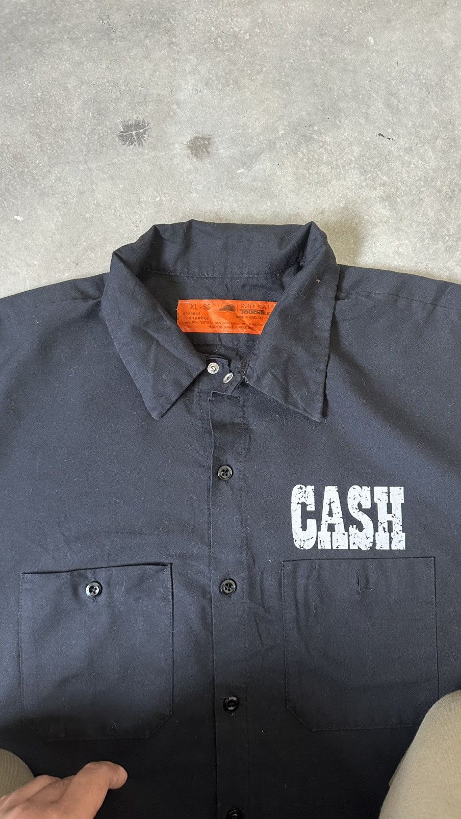 Red Kap RED KAP JOHNNY CASH VINTAGE SHIRT Size US XL / EU 56 / 4 - 6 Thumbnail