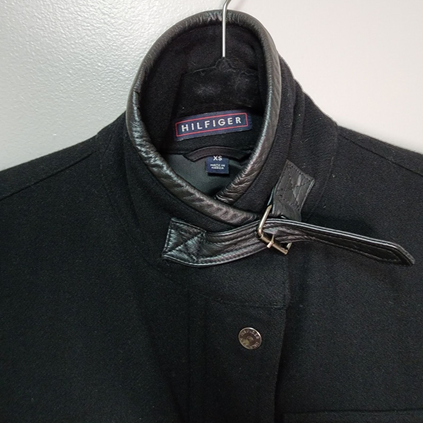 Tommy Hilfiger Vintage Women's Hilfiger Belted Wool Coat size XS Size XS / US 0-2 / IT 36-38 - 5 Thumbnail