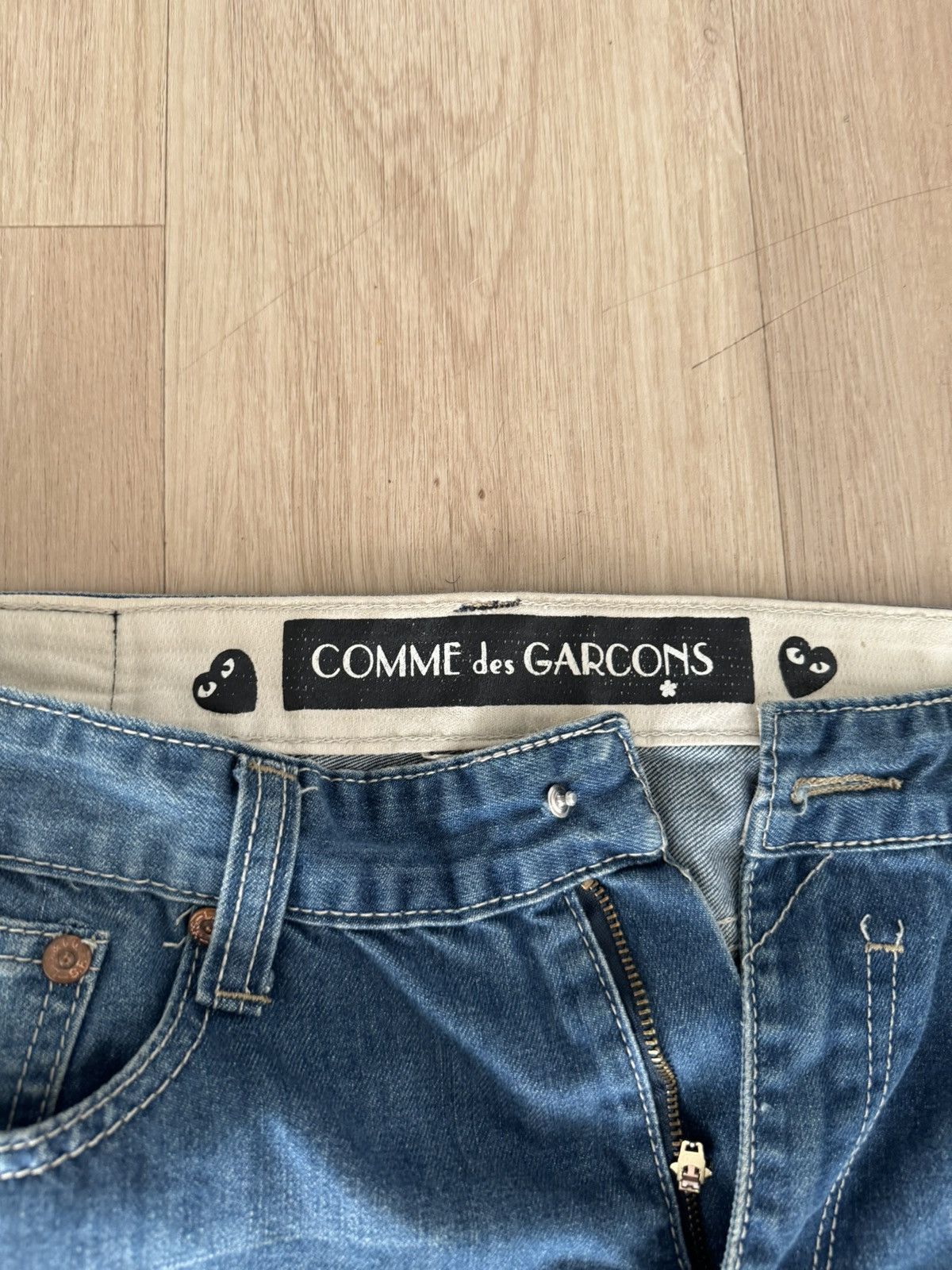 Men s Comme Des Garcons Play Bottoms Grailed