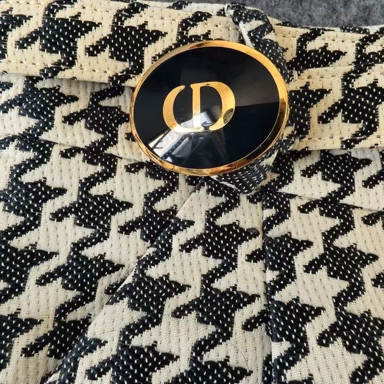 Dior Dior dior houndstooth patterned long pants-2507 Size US 32 / EU 48 - 5 Thumbnail