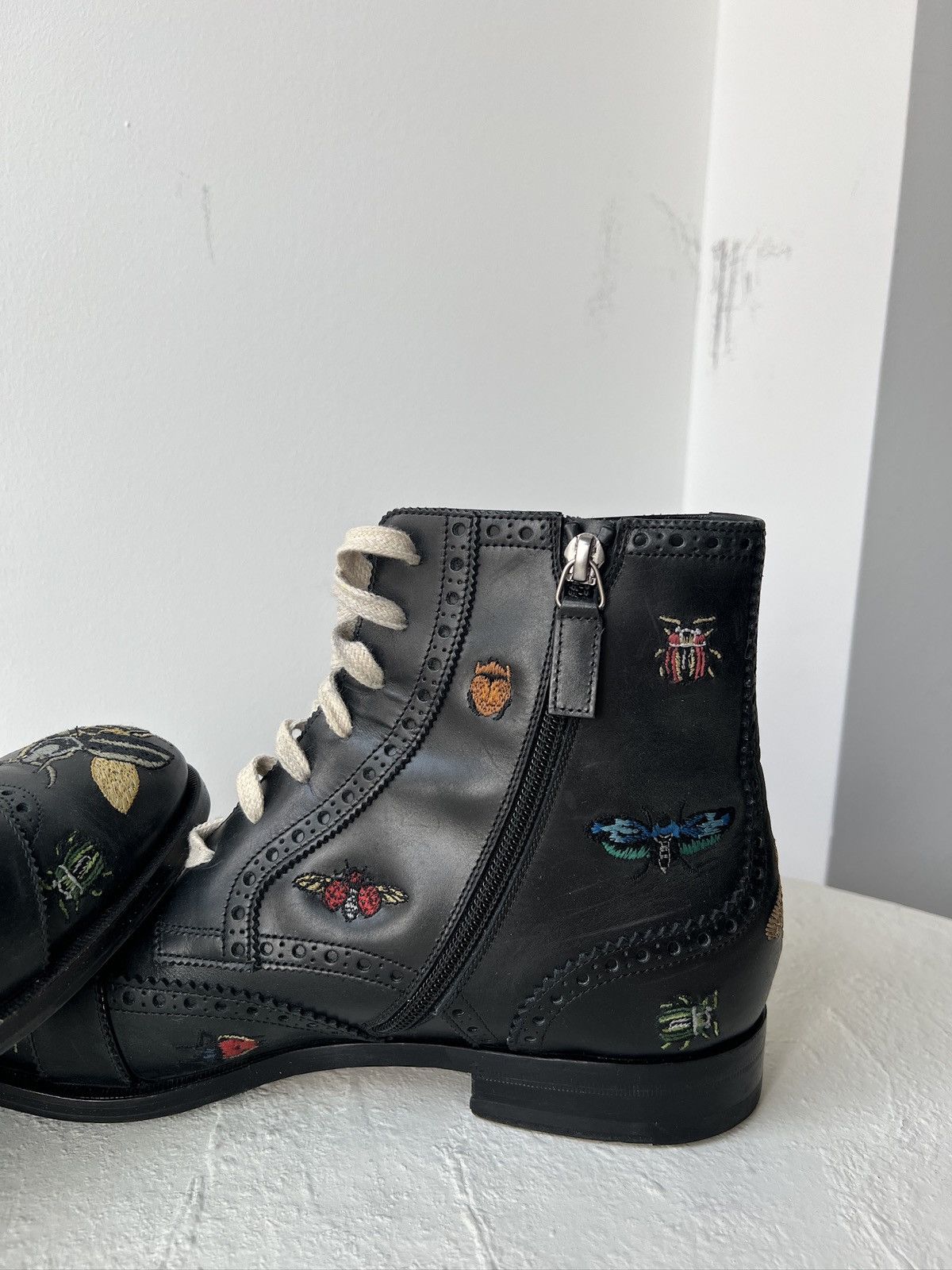 Gucci Gucci Embroidered Leather Size US 9 / EU 42 - 6 Thumbnail