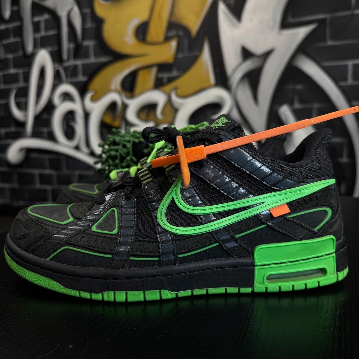 Nike × Off-White Nike Dunk Off White Rubber Green Size US 8.5 / EU 41-42 - 3 Thumbnail