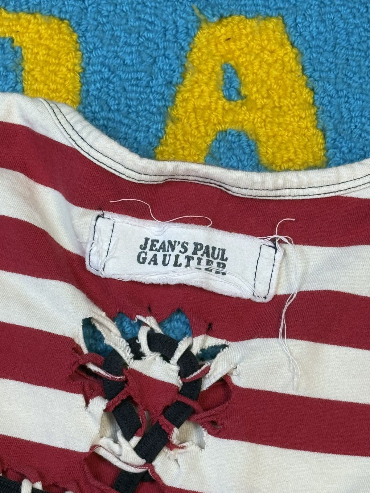 Jean Paul Gaultier Vintage Jean Paul Gaultier Heart Anchor Cutout Long Sleeve Size L / US 10 / IT 46 - 14 Thumbnail