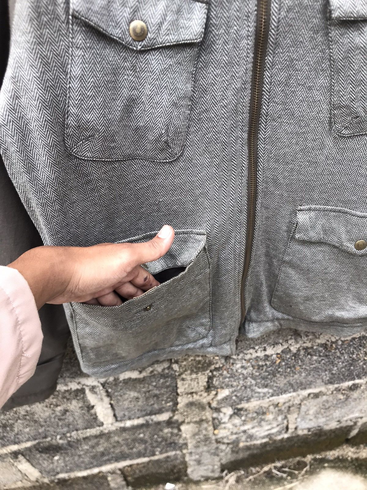 Fred Perry 🌟Fred Perry Hooded Multi Pocket Zipper Jacket Size US XL / EU 56 / 4 - 7 Thumbnail