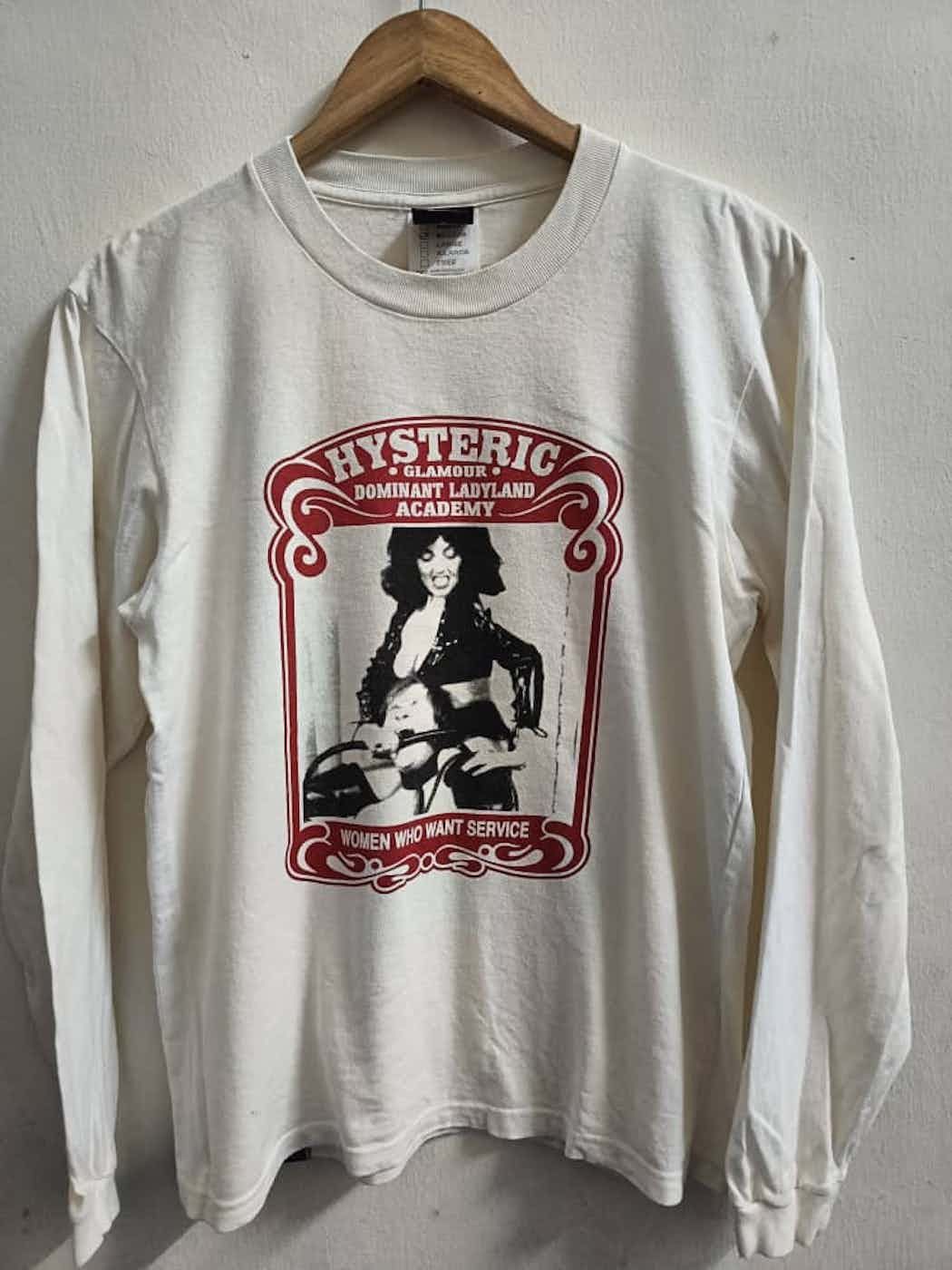 Hysteric Glamour 🔥🔥Rare Vintage Hysteric Glamours Nude Long Sleeve Tee Size M / US 6-8 / IT 42-44 - 1 Thumbnail