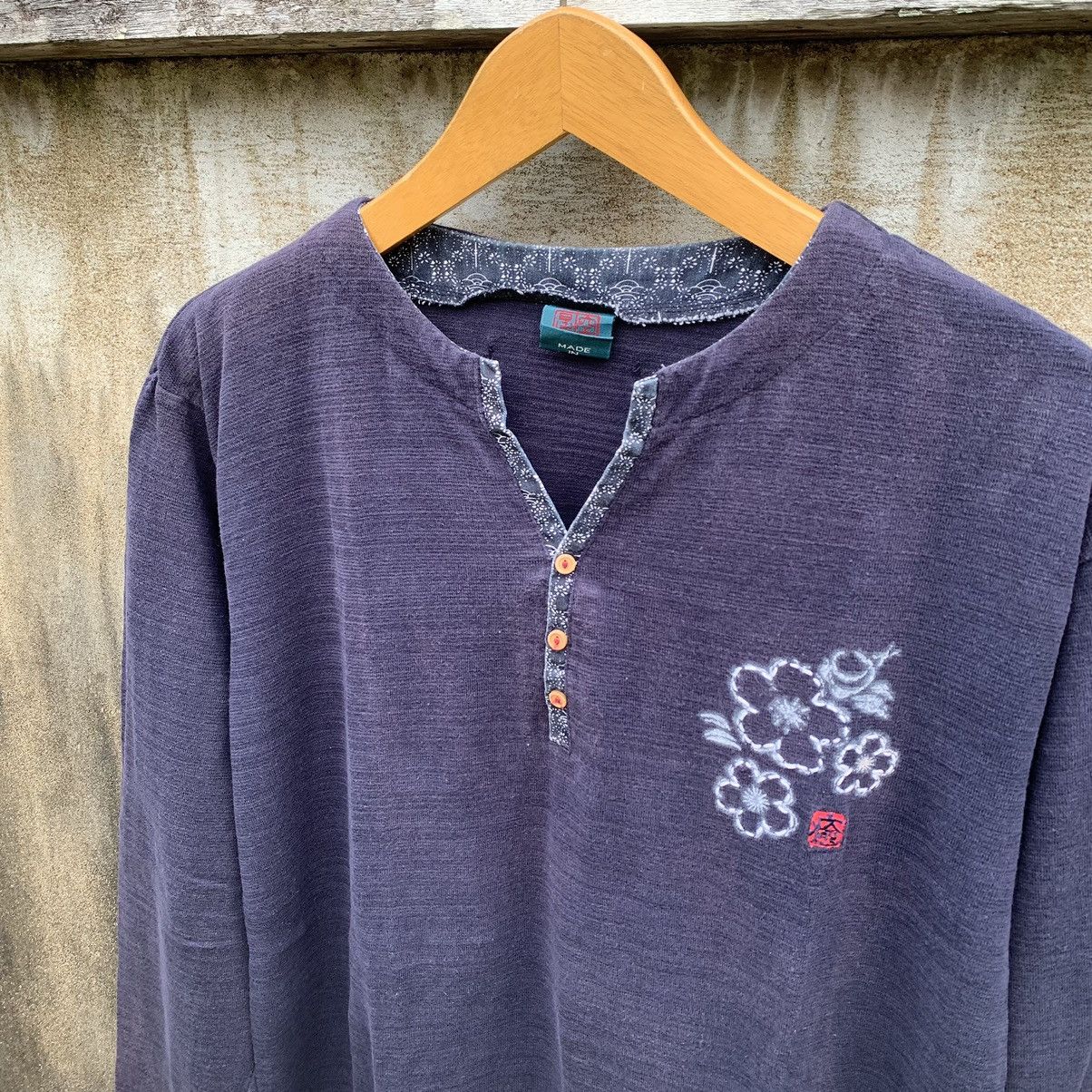 Japanese Brand JAPANESE TRADITIONAL FLOWER LONG SLEEVE SUKAJAN STYLE Size US M / EU 48-50 / 2 - 15 Thumbnail