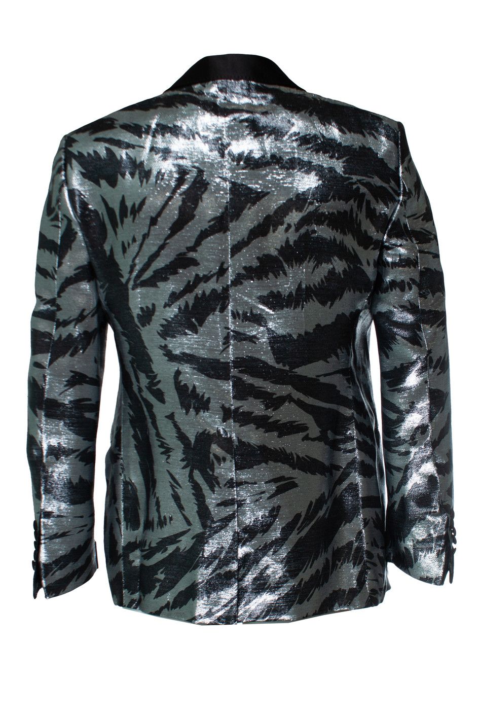 Tom Ford Tom Ford, Atticus Zebra metallic tuxedo jacket Size 50R - 2 Thumbnail