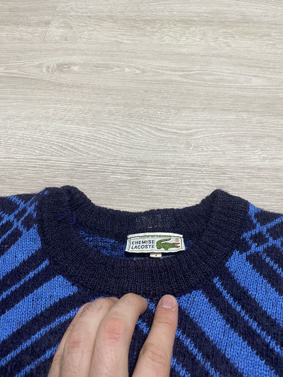 Japanese Brand Vintage Lacoste Sweater 100%wool size S 80’s Size US S / EU 44-46 / 1 - 4 Thumbnail