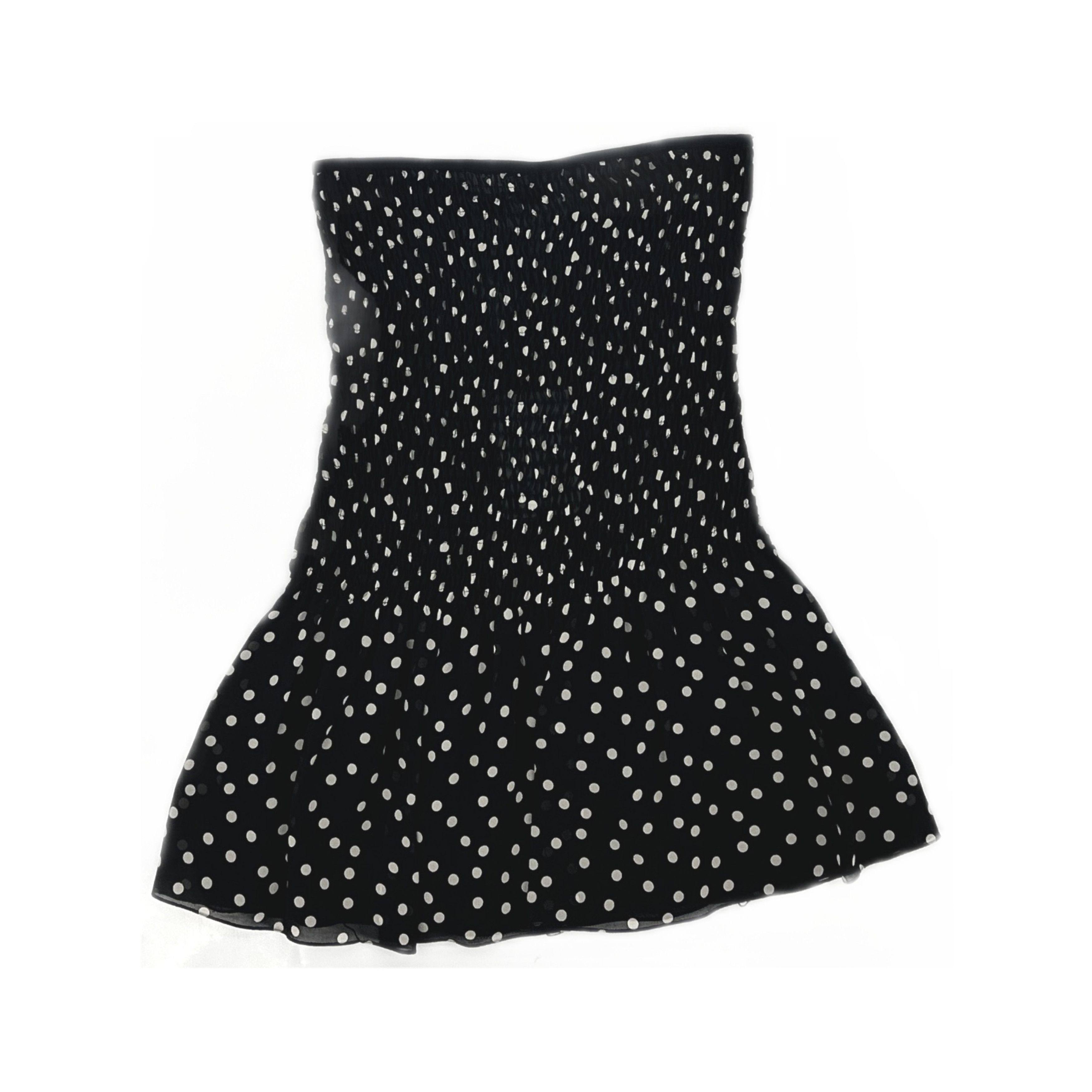 Saint Laurent Paris Saint Laurent Polka Dot Mini Dress Size 36 Size XS / US 0-2 / IT 36-38 - 1 Thumbnail