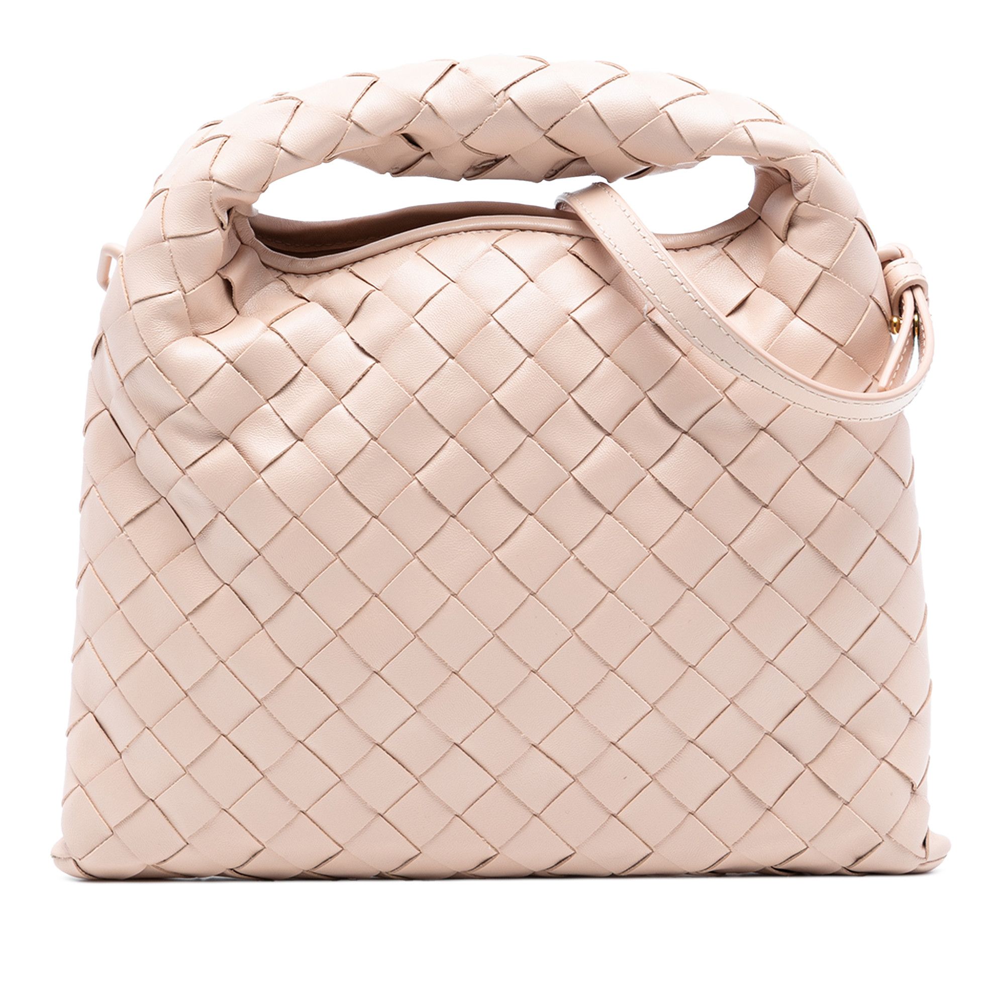 Bottega Veneta Bottega Veneta Mini Calfskin Intrecciato Hop Satchel Size ONE SIZE - 1 Thumbnail