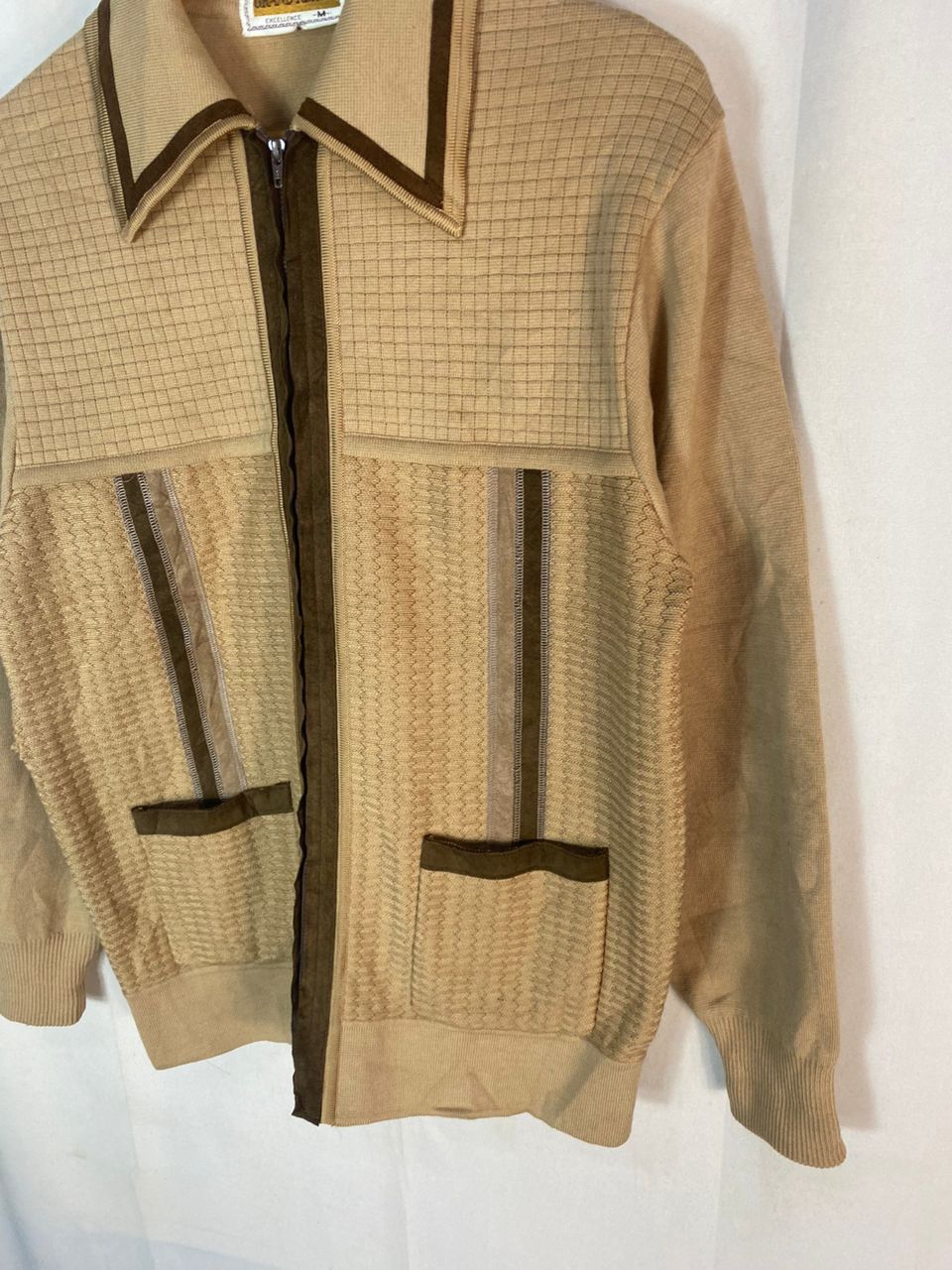 Japanese Brand × Vintage Vintage grand riska zipper sweater Size US M / EU 48-50 / 2 - 4 Thumbnail