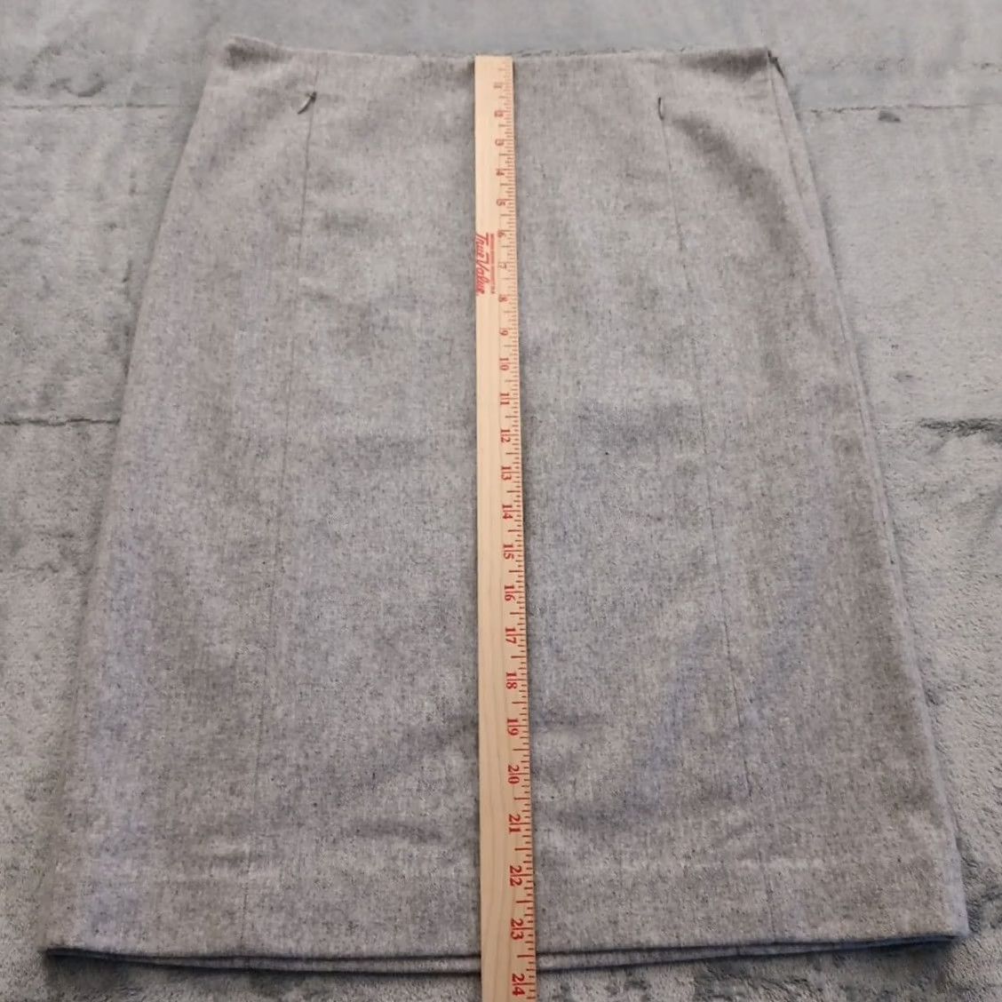 Ralph Lauren Ralph Lauren Skirt Size 10 Gray Knee Length Wool Blend Zipped Pockets Women's Straight & Pencil Type Skirt Pants? Size 32" / US 10 / IT 46 - 4 Thumbnail