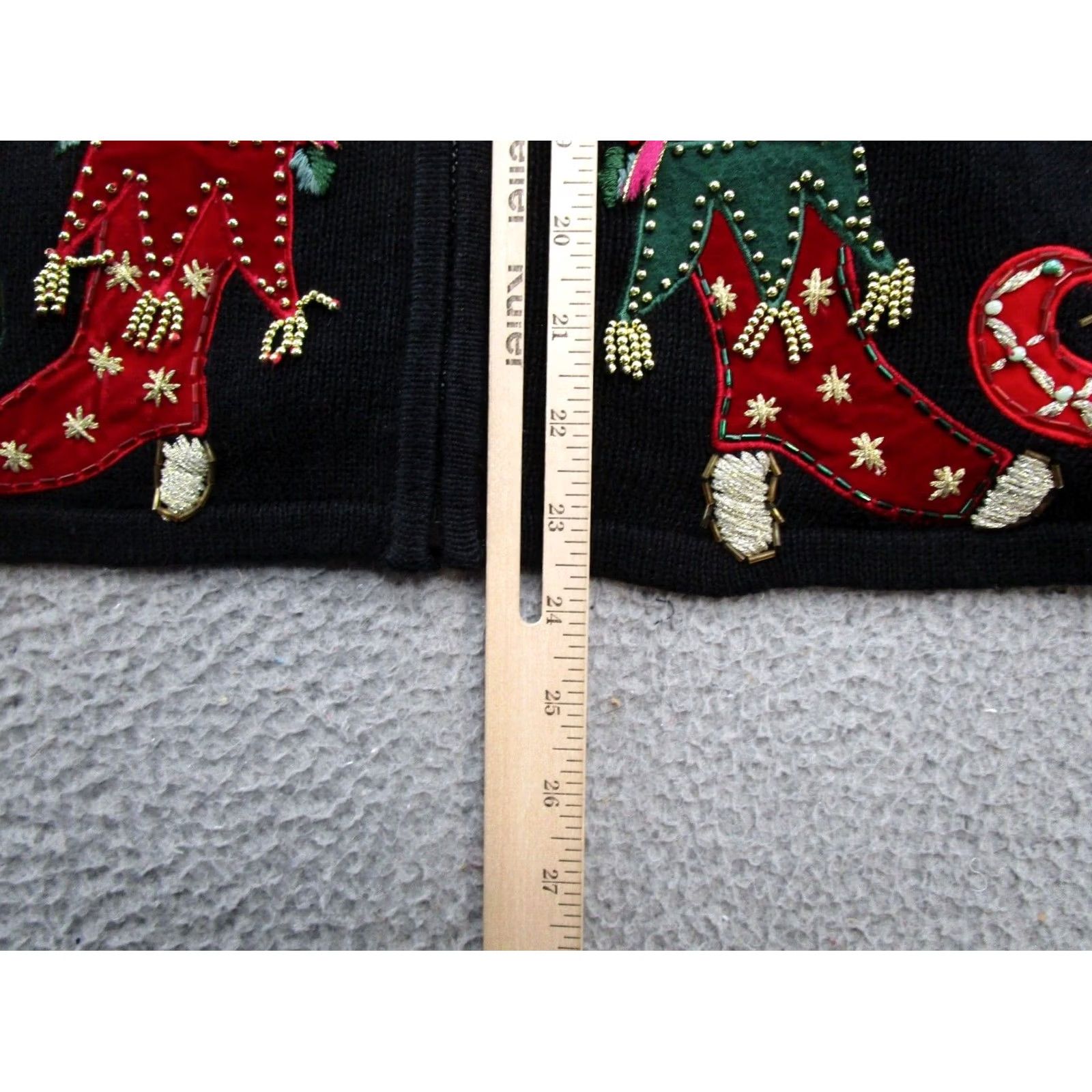 Vintage VTG Y2K 2004 Heirloom Collectibles Holiday Christmas Cardigan Zip Size PL Read Sweater Women Black Cardigan Christmas 2004 Womens PL Size L / US 10 / IT 46 - 6 Thumbnail