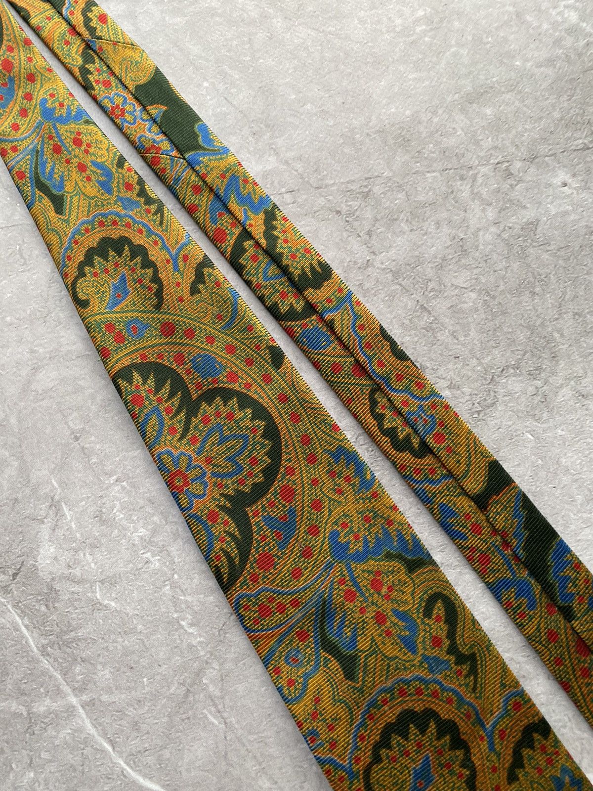 Etro Rare Etro Milano 100% Silk Tie Made in Italy Size ONE SIZE - 5 Thumbnail