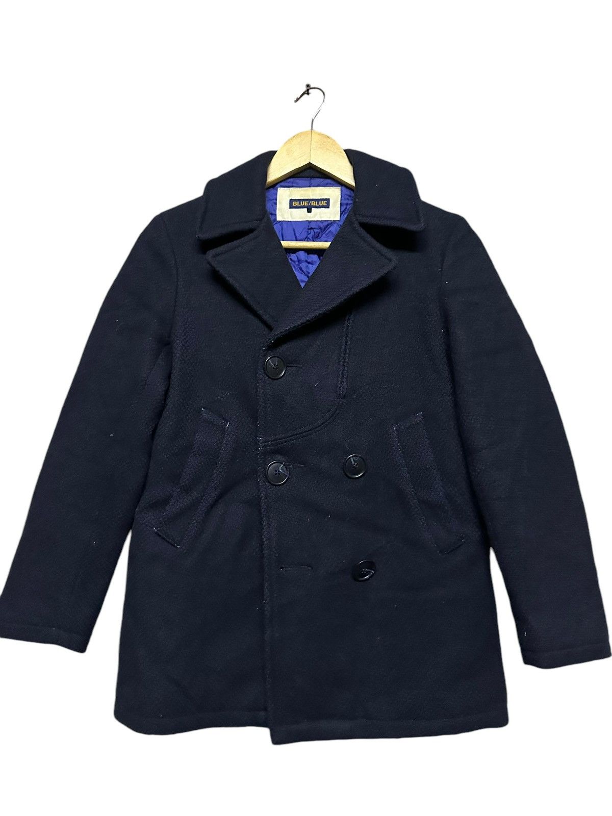Blue Blue Japan Blue Blue Japan Wool Peacoat Jacket Size US S / EU 44-46 / 1 - 6 Thumbnail