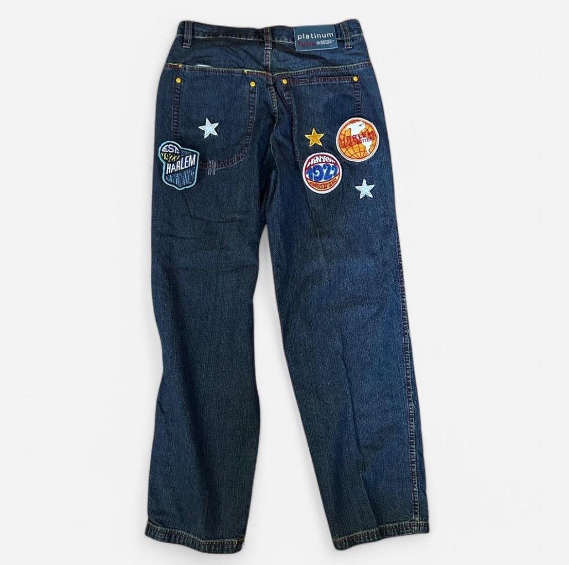 Fubu Fubu Harlem Globetrotters Denim Jean Size US 32 / EU 48 - 2 Thumbnail