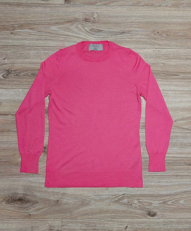 Other 100% wool sweater jumper u-neck pink vintage comfortable Size M / US 6-8 / IT 42-44 - 1 Thumbnail