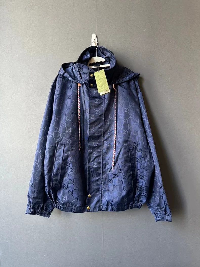 Gucci Purple dark pattern full print jacket 2501-Nextarrow